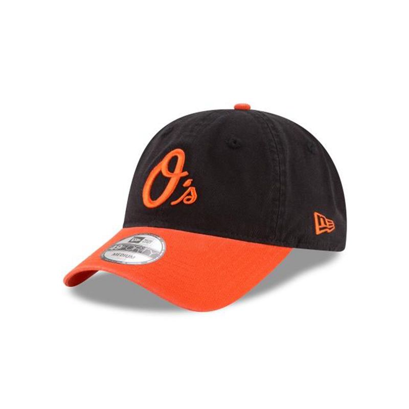 MLB Baltimore Orioles Core Fit Alt 49Forty Fitted (LNU9171) - Black New Era Caps